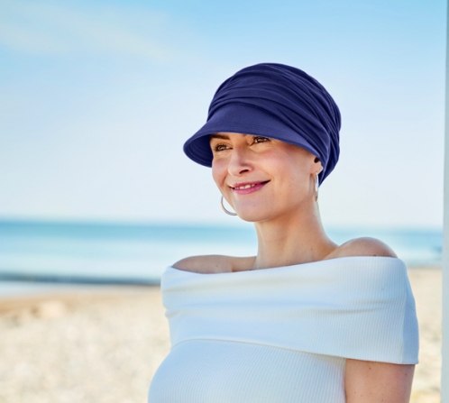 Bamboo Viscose Hat with Visor | 1578-0255