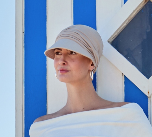 Bamboo Viscose Hat with Visor | 1578-4040