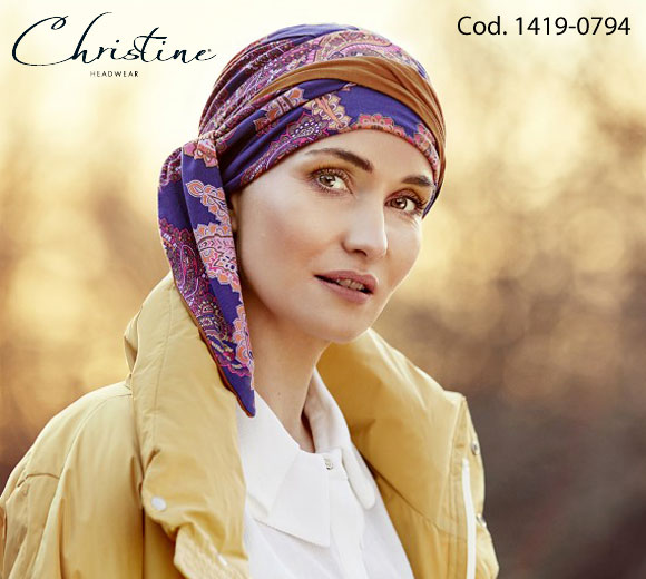 Bandana Woman Christine Beatrice 1419-0794 Bamboo