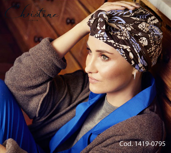 Bandana Woman Christine Beatrice 1419-0795 Bamboo