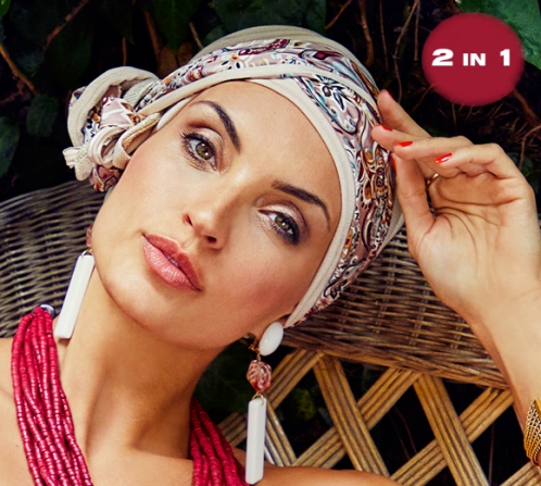 Boho Spirit Set Women's Turban Scarlett 3032-0862