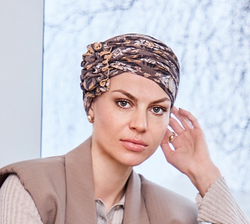 Christine Lotus Oncology Turban 1008-4047 Bamboo