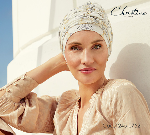 Christine Lotus Women's Turban 1245-0752 Linen