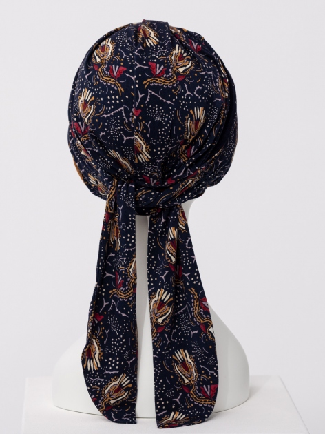 HocBeatrice Turban 1419-4119 with Ties - Amber Garden — photo 3