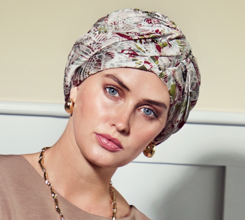 HocCiana Funky Lace Silk Turban 1586-4092 | CE