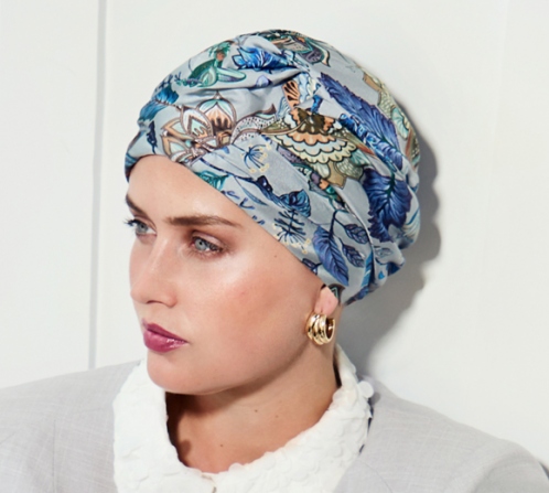 HocCiana Paisley Love Silk Turban 1586-4091 | CE