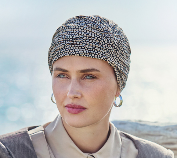 HocJoyo Beige Snake Turban 1584-4076 | EC Tax Deductible