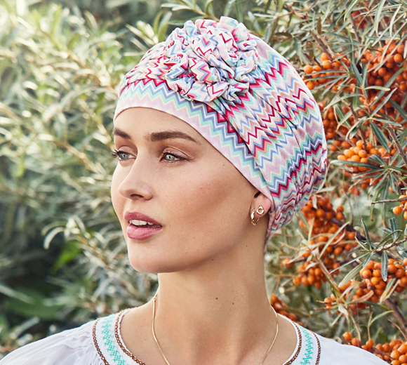 HocLotus Zigzag Vibes Turban 1008-4079 | EC Tax Deductible