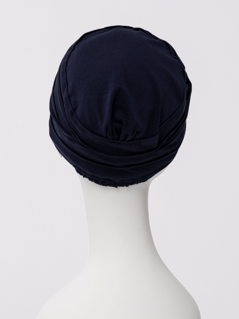 HocMisa Supima Cotton Turban 1606-0655 - Black Iris — photo 3