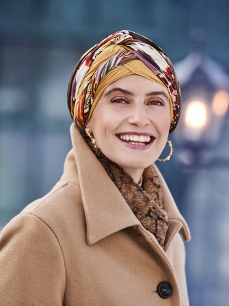 HocNoya Turban Headband 1607-4117 - Tribal Feathers