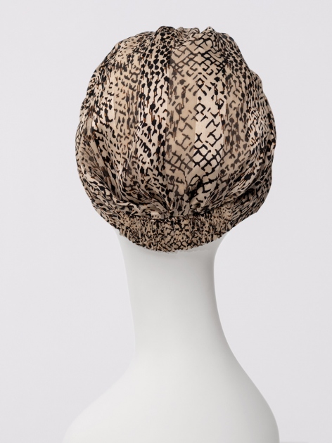 HocSapphire Boho Women's Turban 3026-4139 - Mocha Snake — photo 3