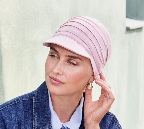 HocYoga Cap Rose Melange 1582-0320 | UPF 50+ CE Tax Deductible