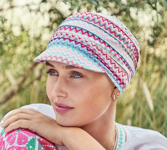 HocYoga Cap Zigzag Vibes 1600-4079 | UPF 50+ CE