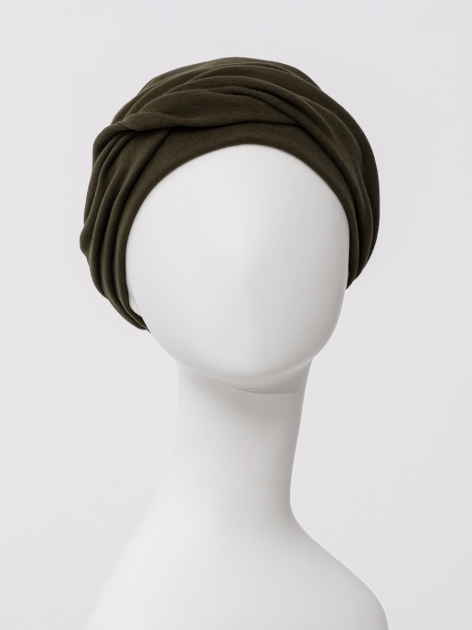 HocZoya Viva Women's Turban 1610-4137 - Kombu Green — photo 2