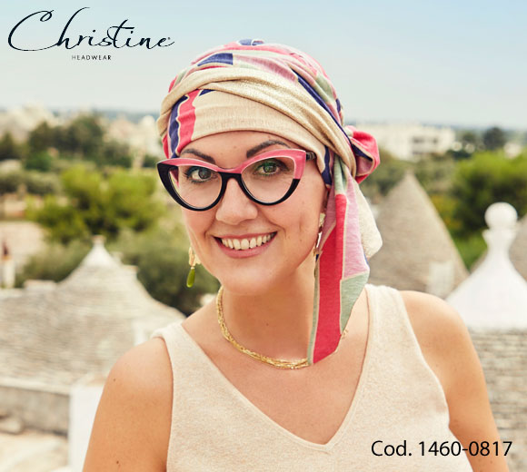 Ladies Cap Christine Beatrice 1460-0817 Lino