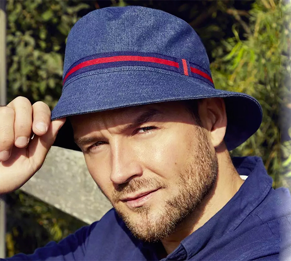 Men's Bucket Hat Denim Dark Blue 1421-0606 | Urban Style
