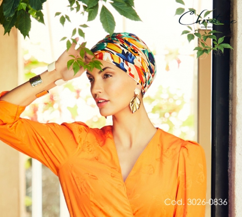 Turban Woman Boho Spirit Sapphire 3026-0836