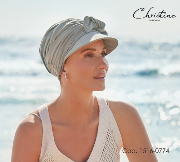 Women's hat with UV protection peak 1516-0774 Cotton