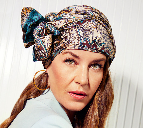 Women's bandana in fresh elegant silk Milena 1558-0924