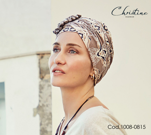 Women's Turban post chemo Lotus 1008-0815 Viscose Bamboo | Christine CE