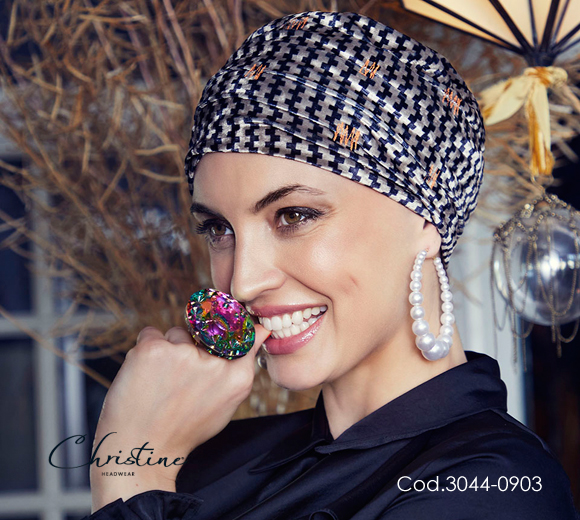 Turbante Donna Boho Spirit 3044-0903 Ruby Skye Hat · Velvet Lines — foto 1
