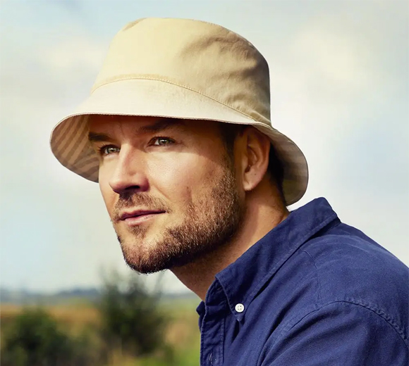 Men's Sand Canvas Bucket Hat 1422-0607 · Casual Summer Style — photo 1