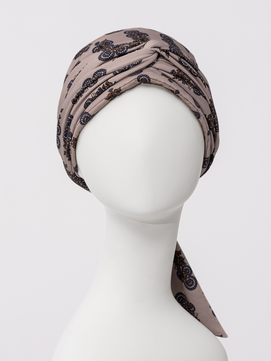 Foulard donna HocMantra 1012-4116 con lembi lunghi - Paisley Elegance