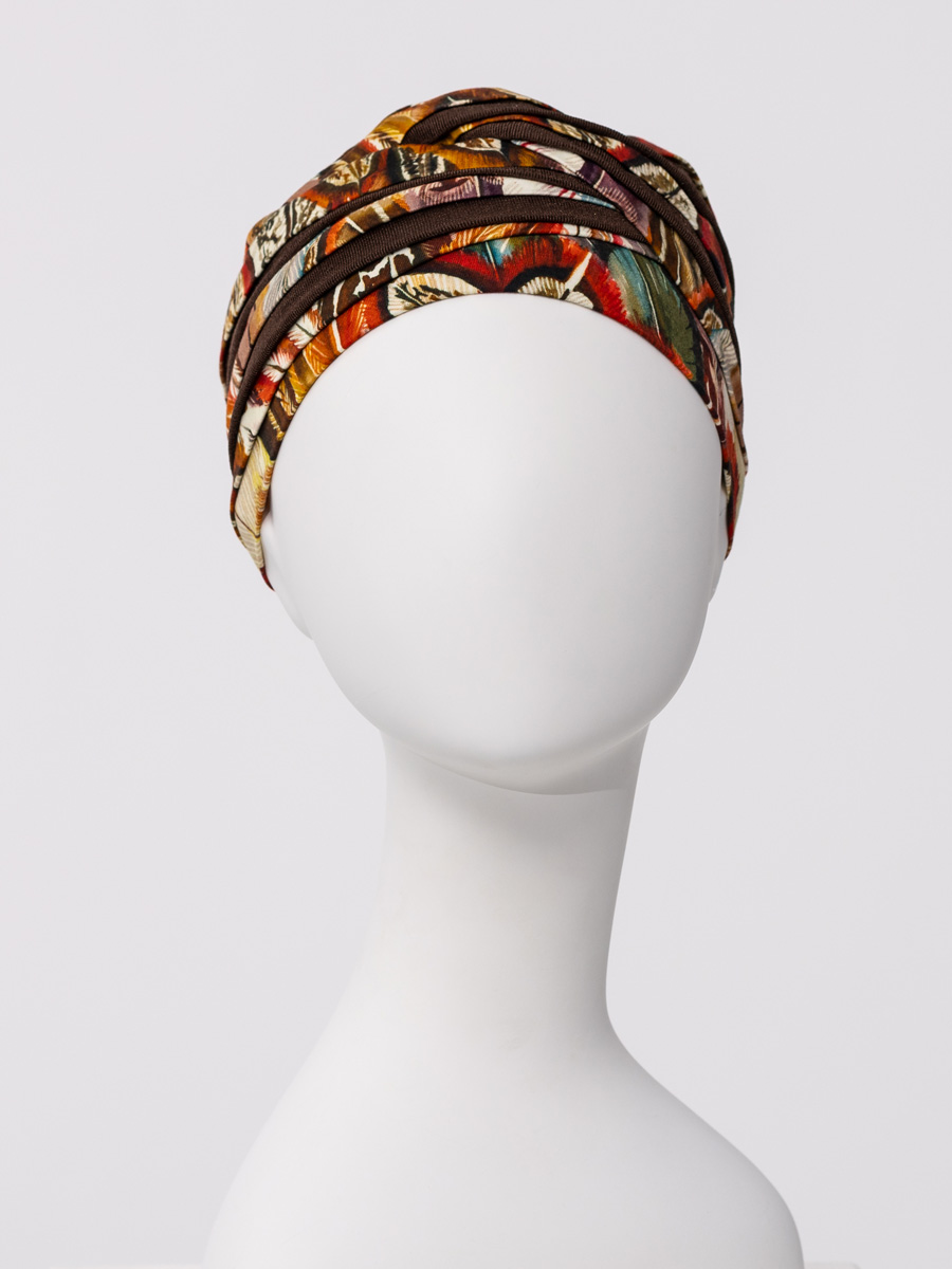 Turbante donna HocShanti 1331-4117 - Tribal Feathers — foto 3