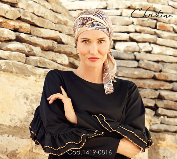 Bandana Donna Christine Beatrice 1419-0755 Bamboo | Chemio