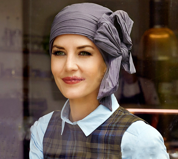 Bandana Oncologica | 1015-0293 JOLI | Code lunghe in cotone