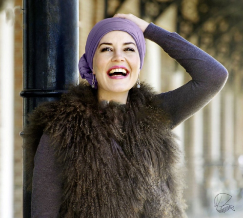 Bandana Oncologica | 1015-0310 JOLI | Code lunghe in cotone