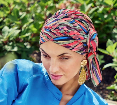 Set Turbante 2in1 HocJuvela Sunset Tribal | Boho Spirit 3042-4111