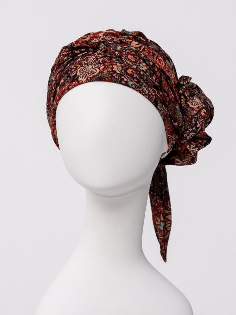 Set turbante HocJuvela Boho 3042-4115 con fascia - Floral Folklore — foto 2