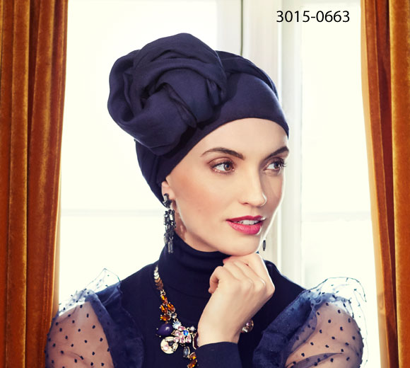 Boho Spirit Woman Headwear Sapphire 3015-0614 - Autumn / Winter - Turbanti  Christine