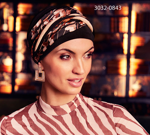 Turbante Christine Donna Boho Scarlett 3032-0843 - Autunno