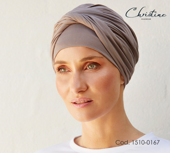 Il Turbante Donna Christine  1510-0167 Calottina post chemioterapia alopecia