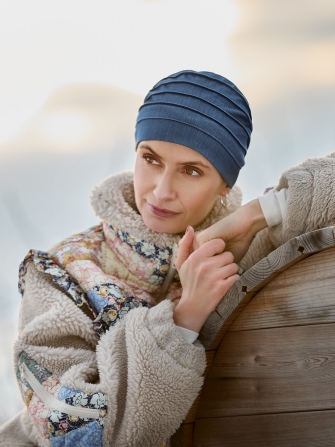 Turbante donna HocYoga 1612-4131 - Dark Blue Denim
