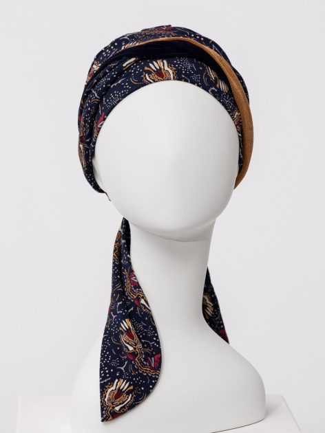 Turbante HocBeatrice 1419-4119 con nastri - Amber Garden — foto 2