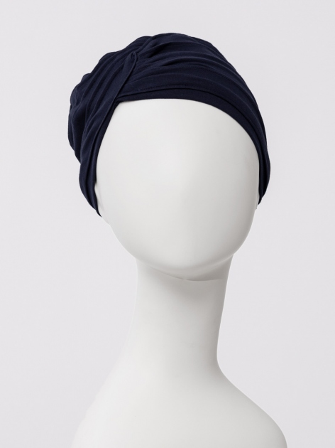 Turbante HocMisa 1606-0655 in cotone Supima - Black Iris — foto 2