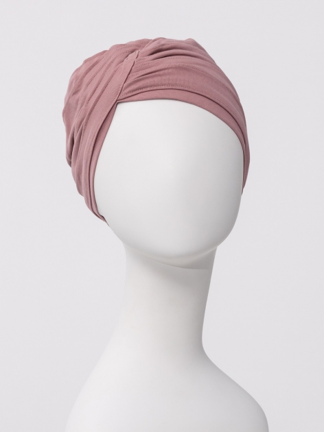 Turbante HocMisa 1606-0845 in cotone Supima - Woodrose — foto 2